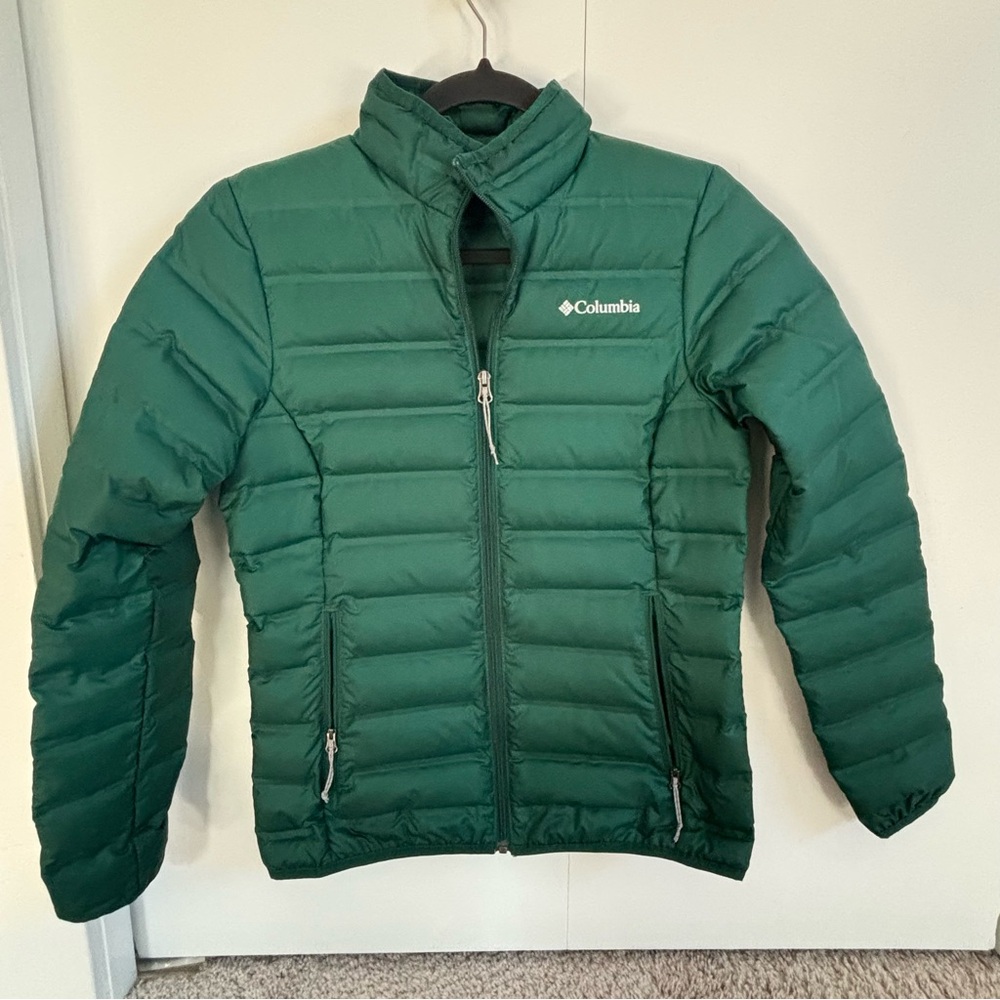 Columbia Down Green Puffer Jacket